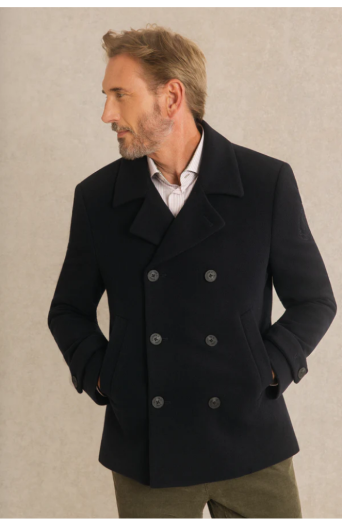 Manteau caban GASPARD laine