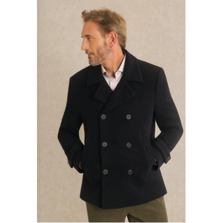 Manteau caban GASPARD laine