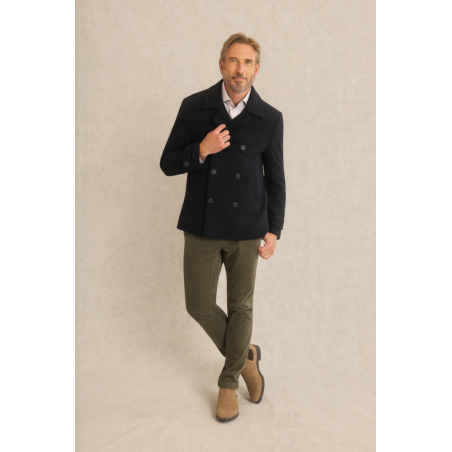 Manteau caban GASPARD laine