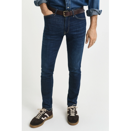 Jean coupe extra slim active bleu foncé