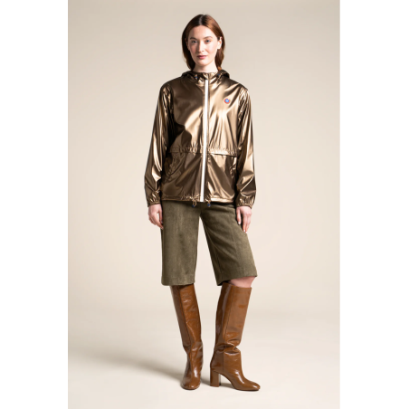 Anorak Tech imperméable gold