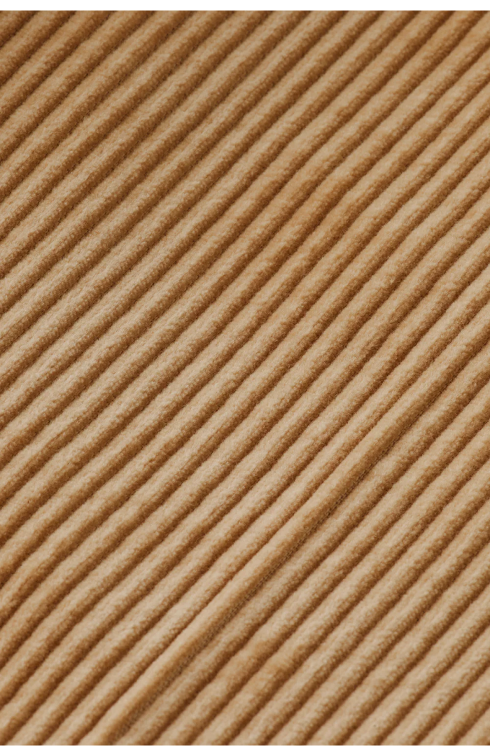 Jogger velours côtelé beige