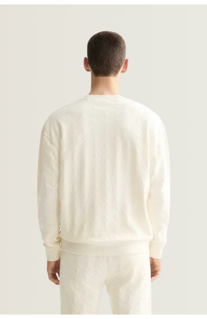 Sweat jacquard Terry beige