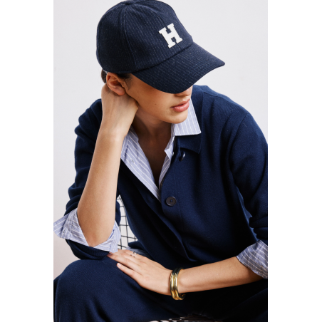 Casquette Cap H bleue