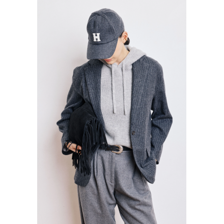 Casquette Cap H gris