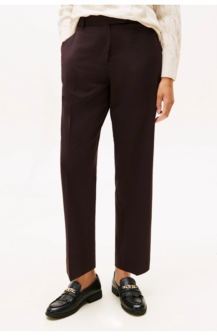 Pantalon Timeless regular bordeaux