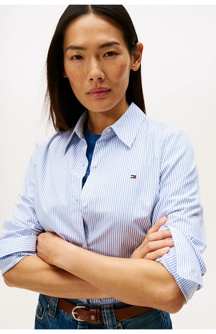 Chemise popeline rayée