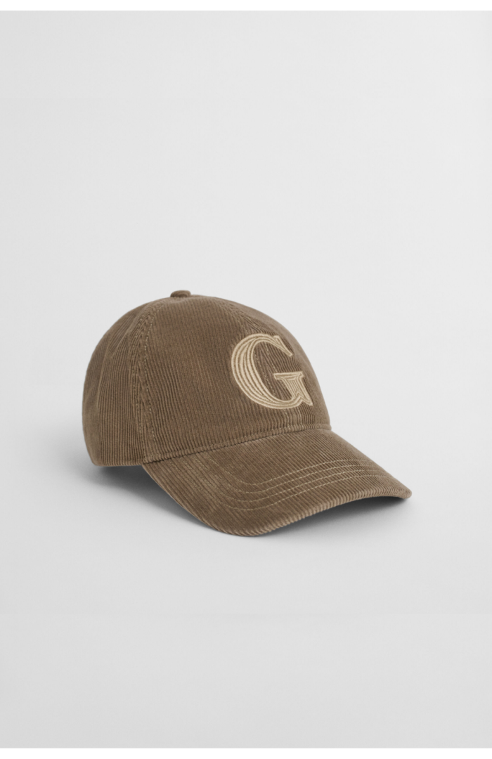Casquette velours taupe