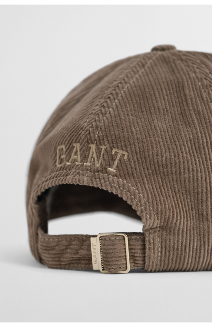 Casquette velours taupe