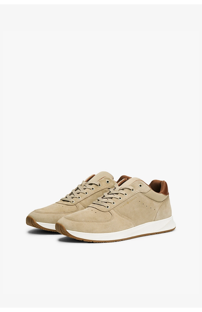 Baskets hybride suède sandalwood