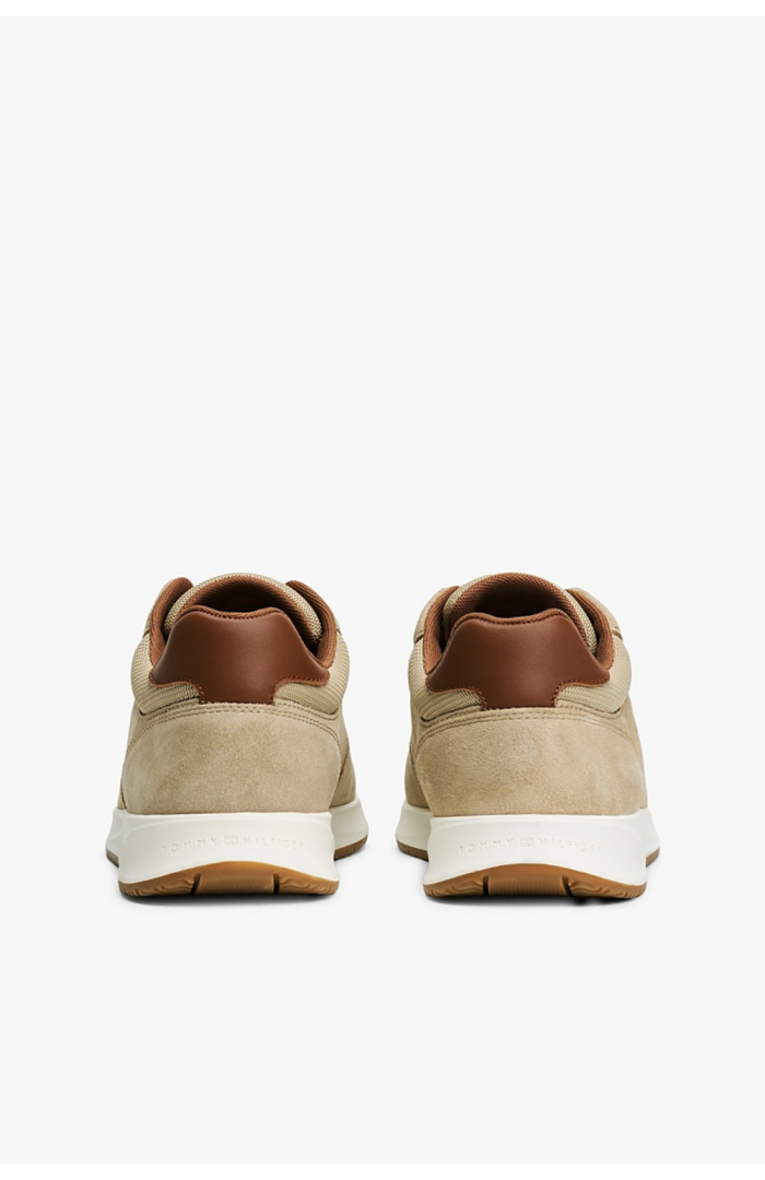 Baskets hybride suède sandalwood