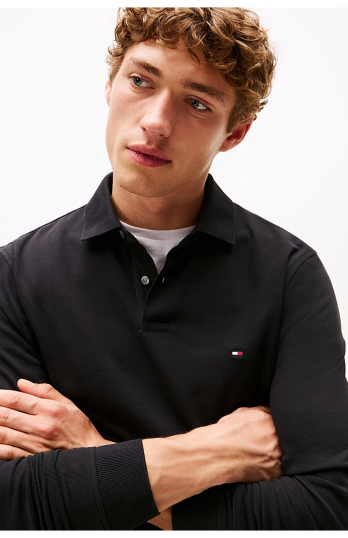 Polo manches longues 1985 black