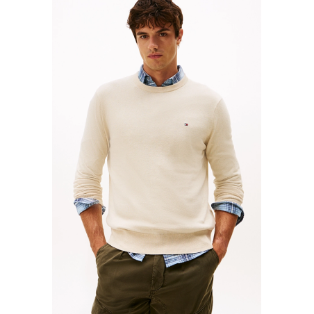 Pull Pima cachemire oatmilk