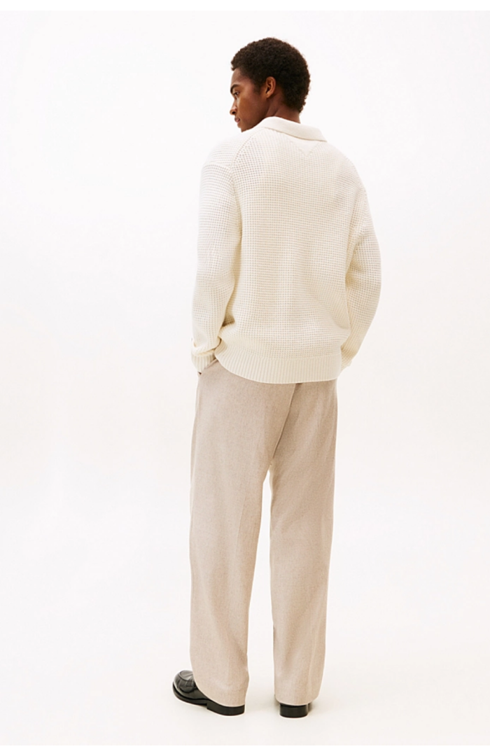 Cardigan DC Button laine ivoire
