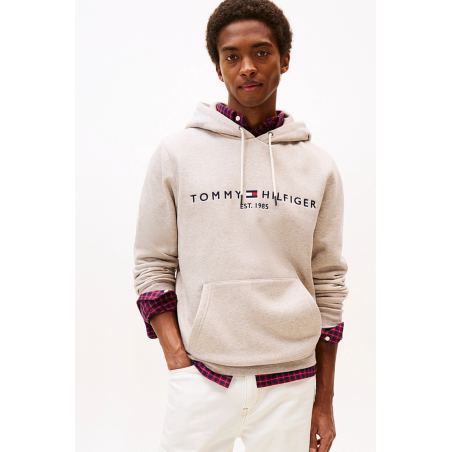 Sweat Flex capuche molleton beige