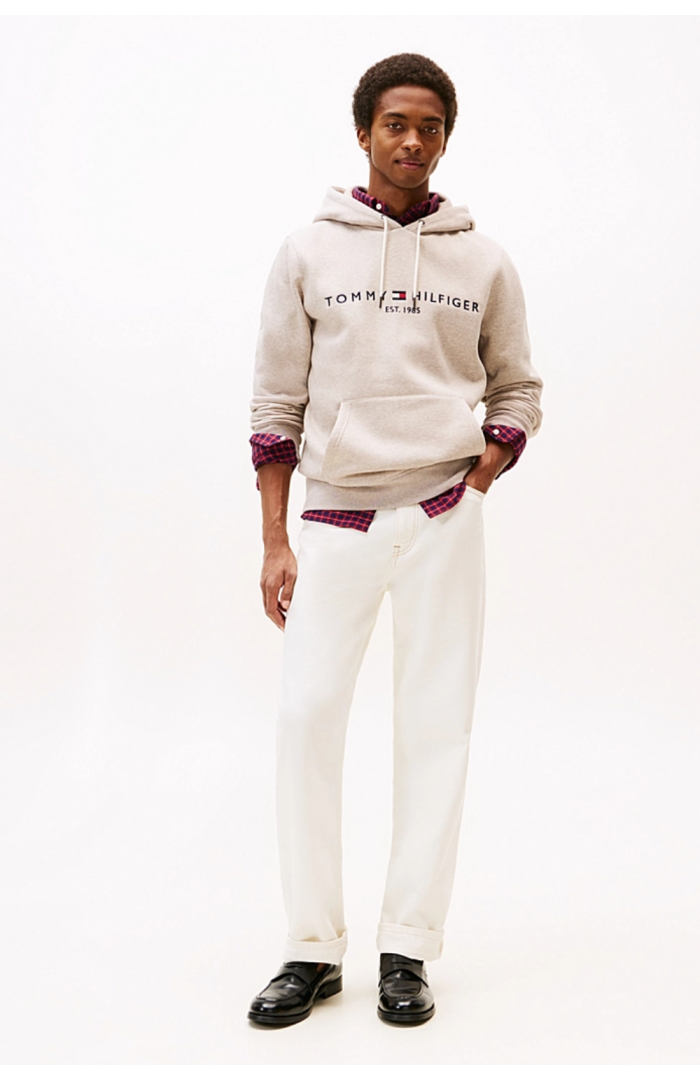Sweat Flex capuche molleton beige