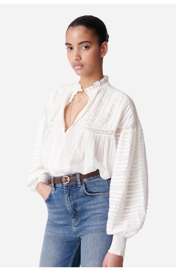 Blouse Dahlia brodée