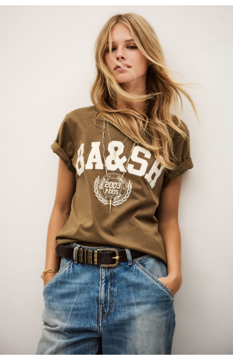 T-shirt IONI marron T-shirt IONI marron