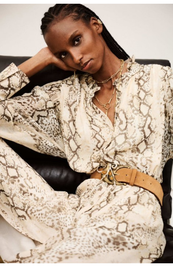 Robe SAHARA blanc écru