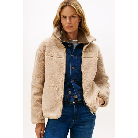 Veste Teddy regular beige