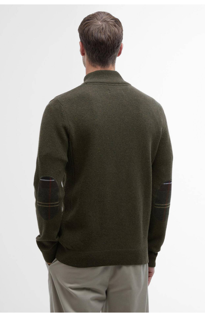 Pull Holden demi-zip en laine vert Pull Holden demi-zip en laine vert