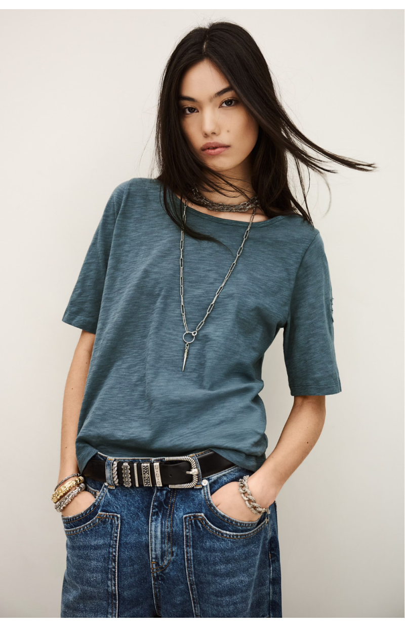 T-shirt Vina bleu T-shirt Vina bleu