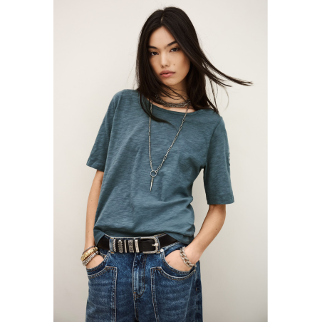 T-shirt Vina bleu
