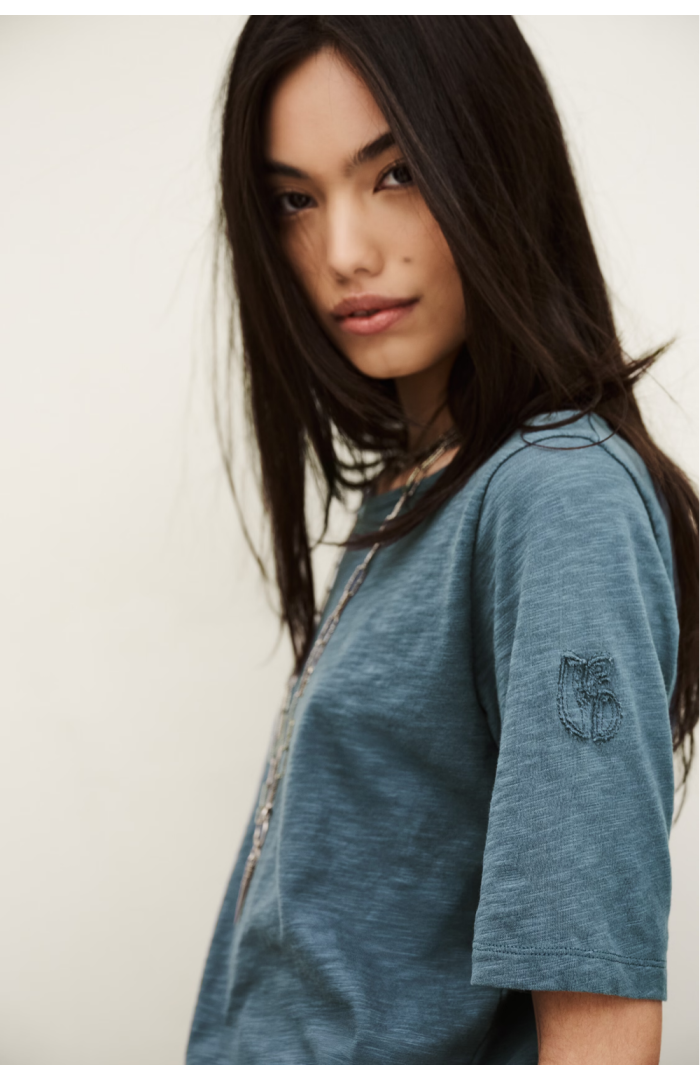 T-shirt Vina bleu