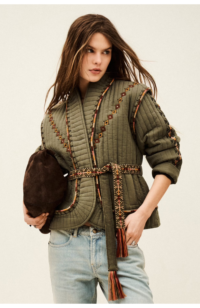 Veste Cocoon kaki