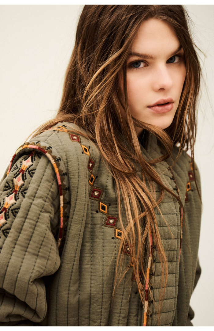 Veste Cocoon kaki