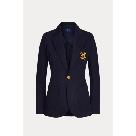 Blazer jacquard maille double