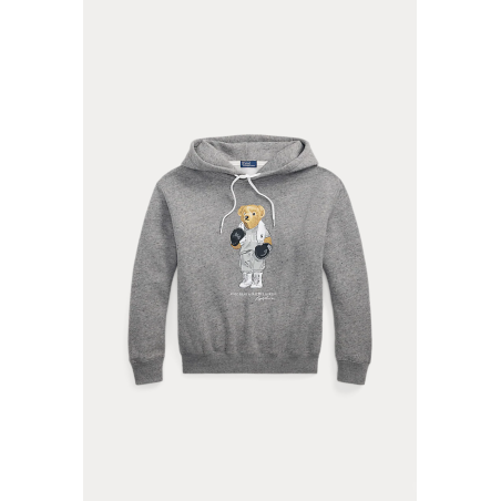 Sweat capuche bear gris