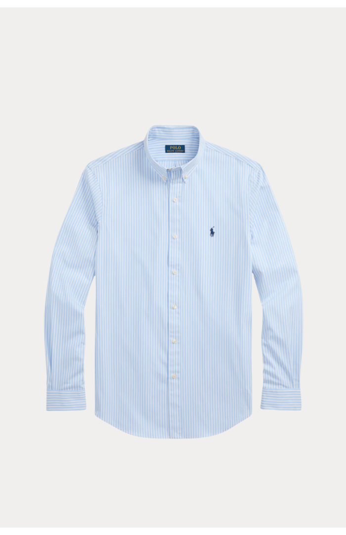 Chemise rayée popeline