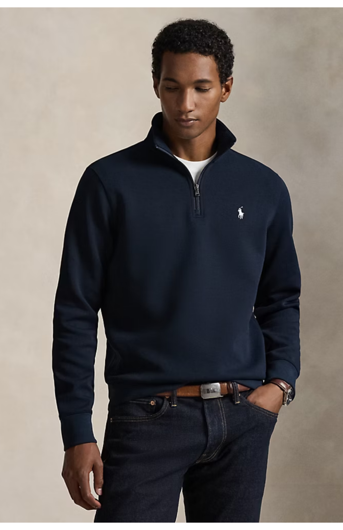 Pull demi-zip maille