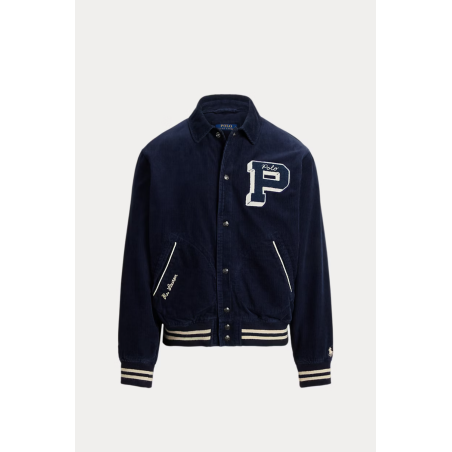 Veste college velours côtelé