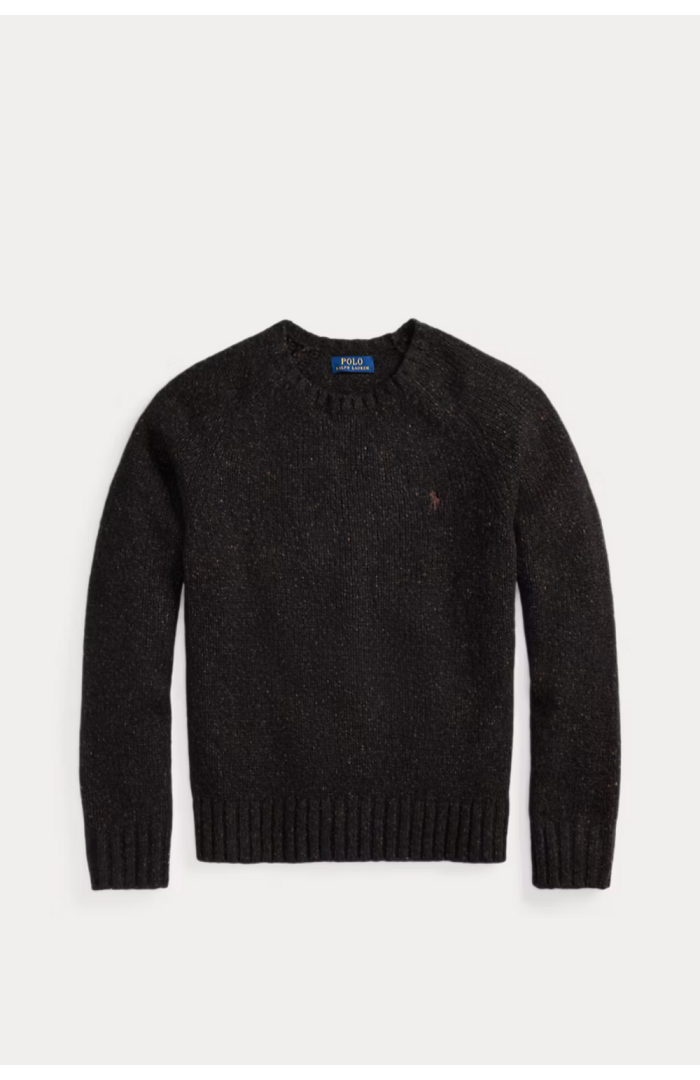 Pull jaspé laine mélangée