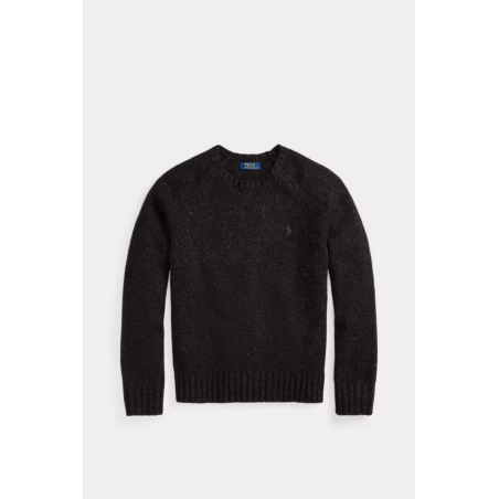 Pull jaspé laine mélangée