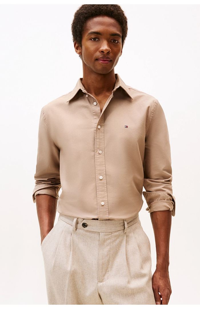 Chemise oxford  coastal taupe