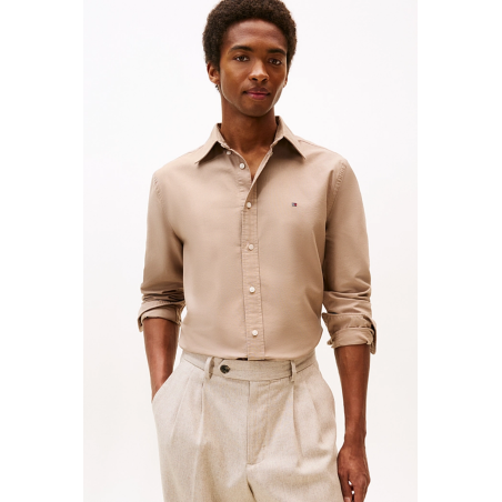 Chemise oxford  coastal taupe