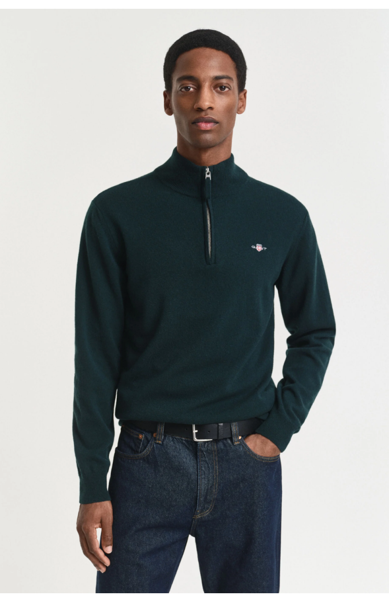 Pull demi-zip en laine Pull demi-zip en laine
