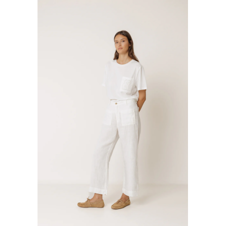 Pantalon Flowy lin