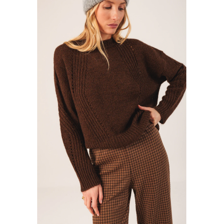 Pull en laine alpaga