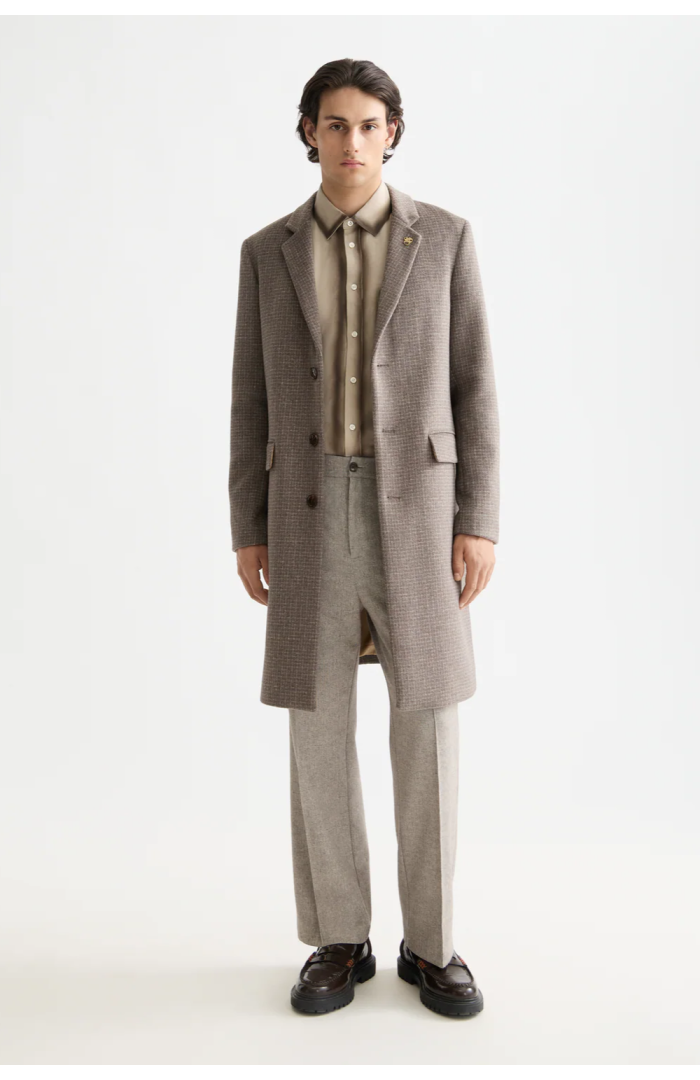 Manteau classique laine