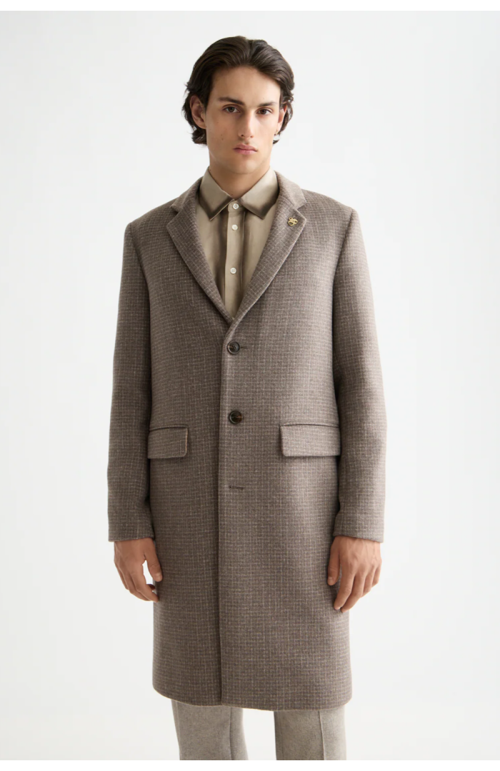 Manteau classique laine