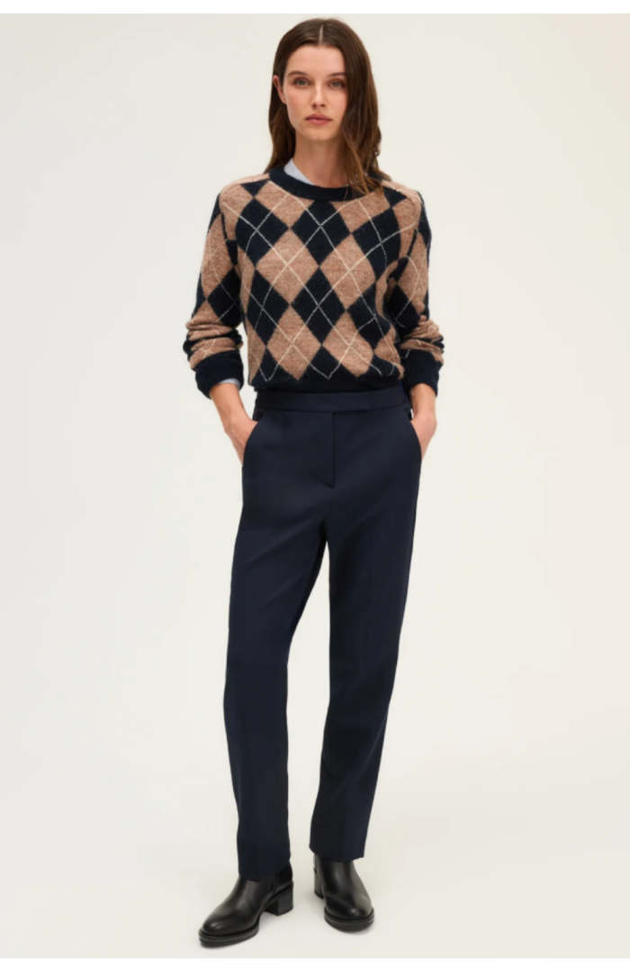 Pantalon Chloea Droit Élastiqué