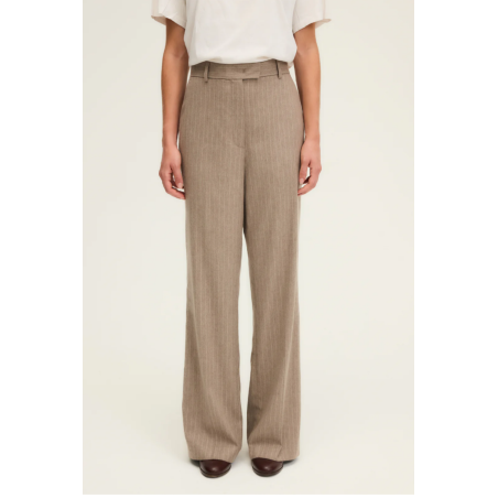 Pantalon Cindelle Large à Fines Rayures