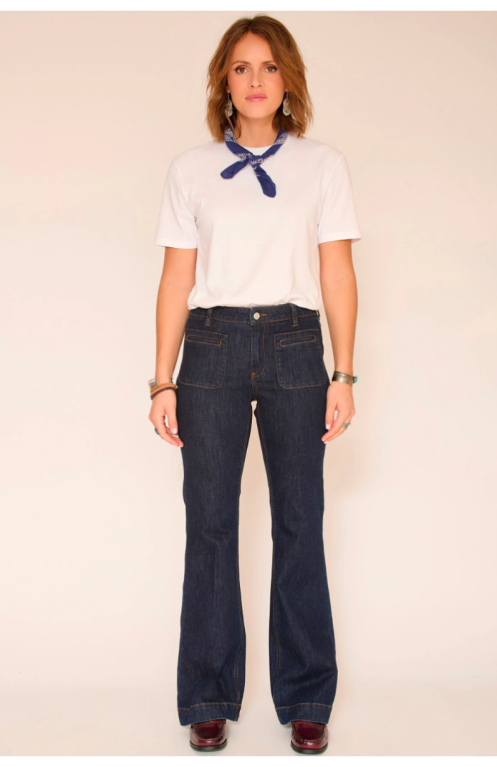 Jean flare THE DIANA Wilson bleu délavé Sydney