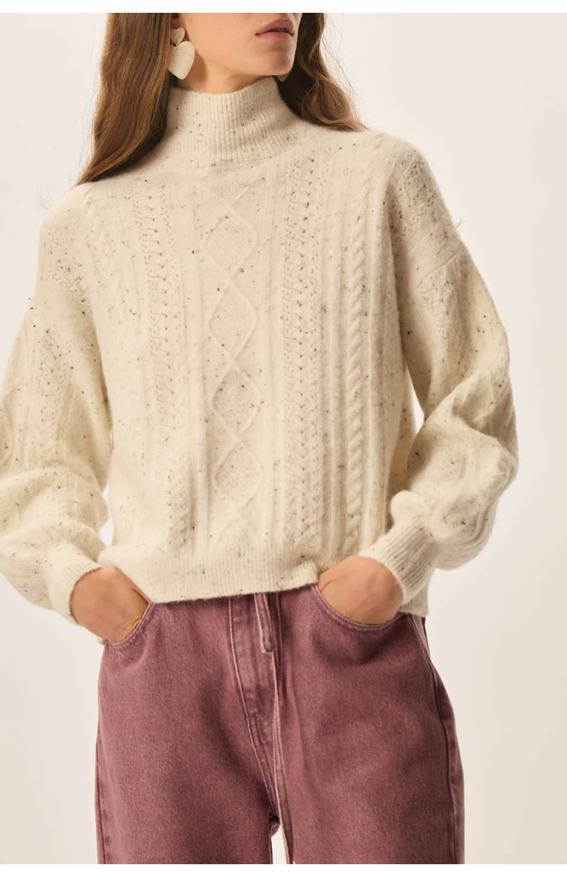 Pull DINO crème tweed Pull DINO crème tweed