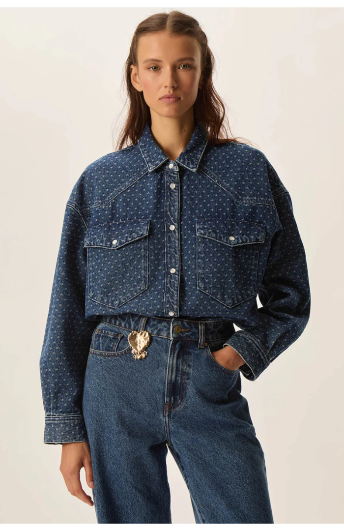 Chemise LOLLY en jean bleu