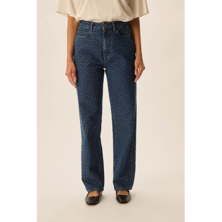 Jean LORIN taille haute Middle Blue